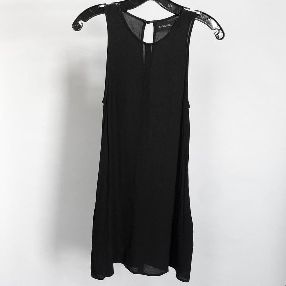 Mink Pink A-Line Baby Doll Dress with pockets